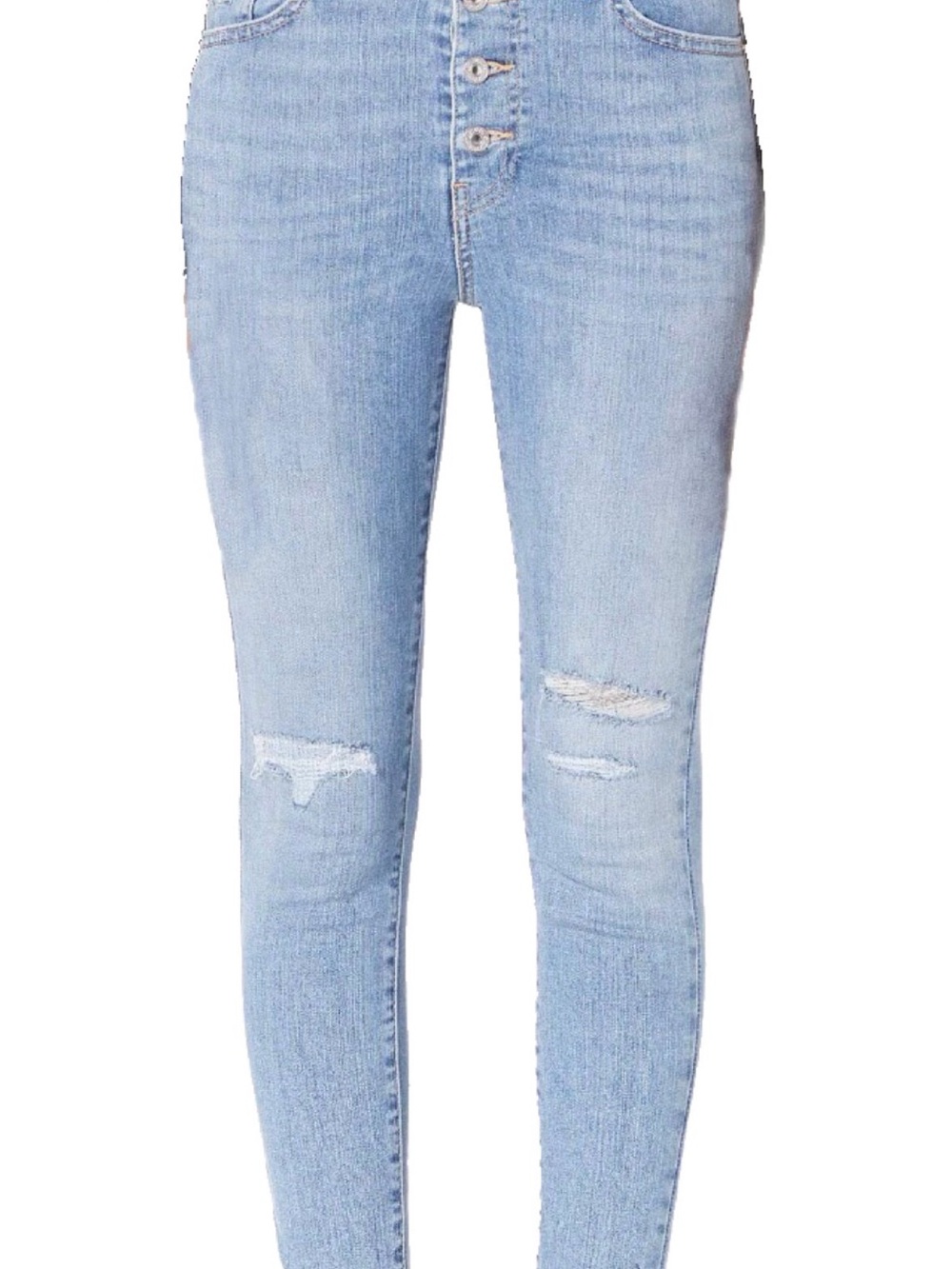 Levi's Mile High Exposed Fly Jeans - Love Shack Baby